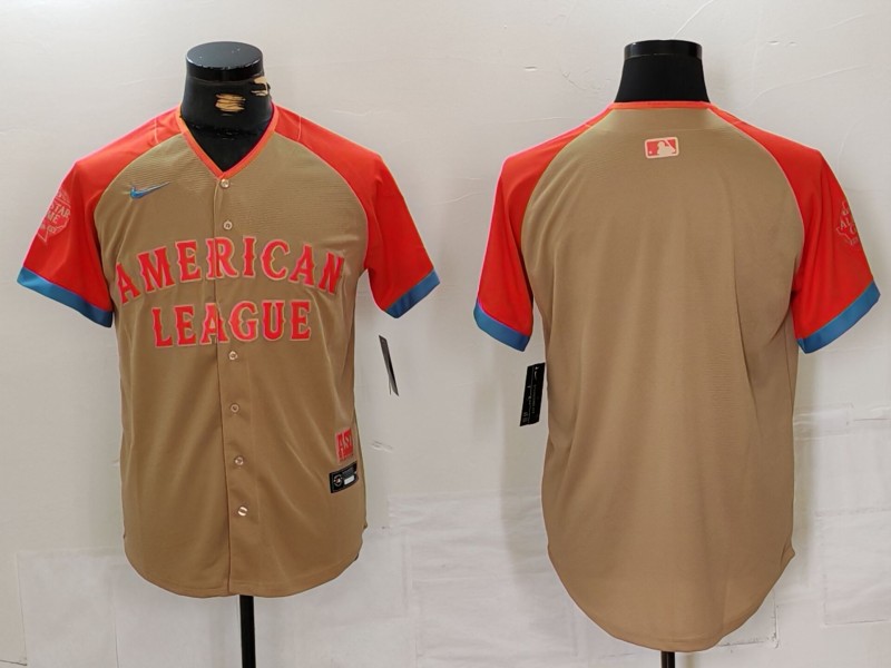 Men Baltimore Orioles Blank Orange All star 2024 Nike MLB Jersey style 1